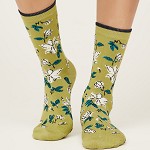 bamboe sokken
'floral'